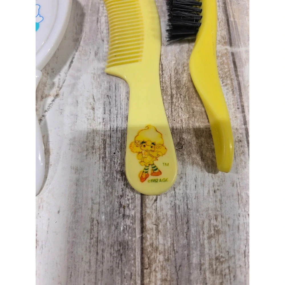 Vintage Baby & Teddy Bear Baby Brush and‎ Comb Set 5pc